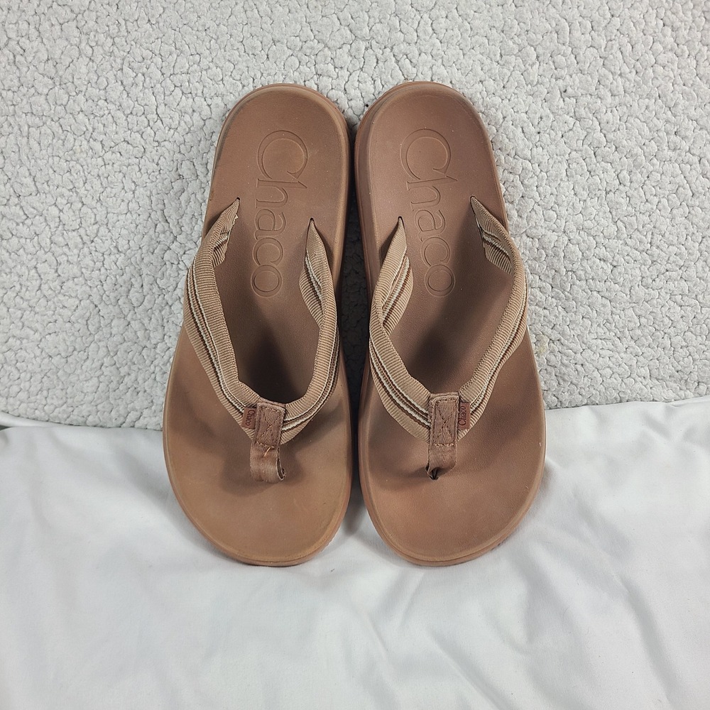 Chaco Chillos Flip Sandals Womens Brown Clay LUVSEAT Arch Support JCH108604